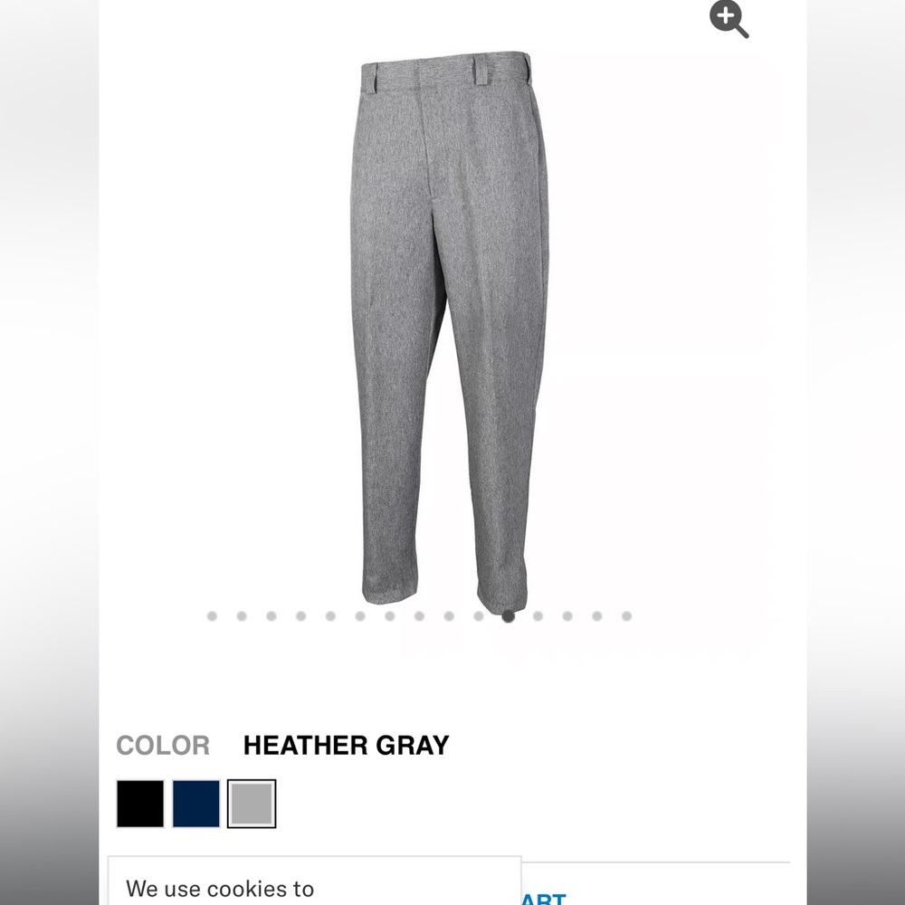 Classic Heather Gray Men's Dress Pants